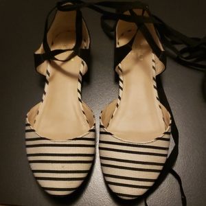 Ankle Lace Ballet Flats